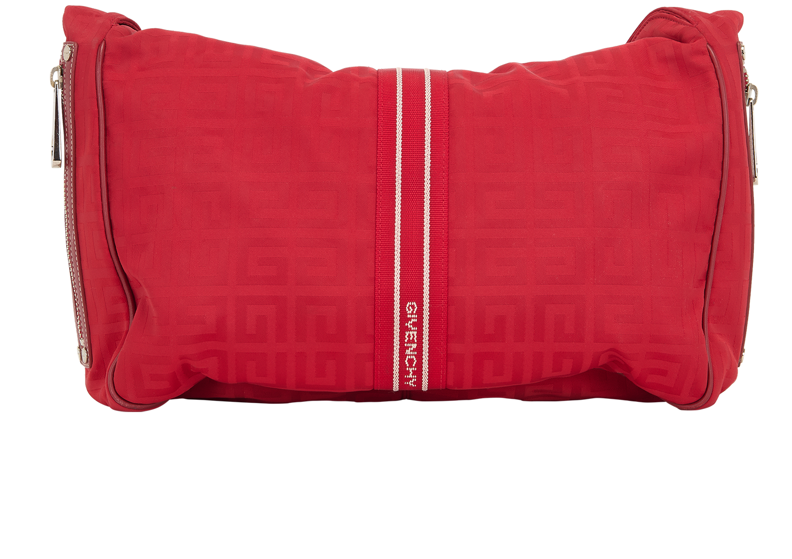 Logo Shoulder Bag, &pound;260, Handbags, Red, Nylon, Back view